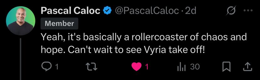 User testimonial from X/Twitter